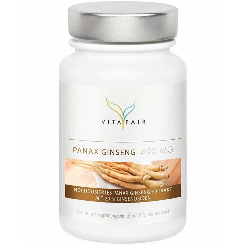 

Vitafair Panax Ginseng 490 mg, 120 Capsules