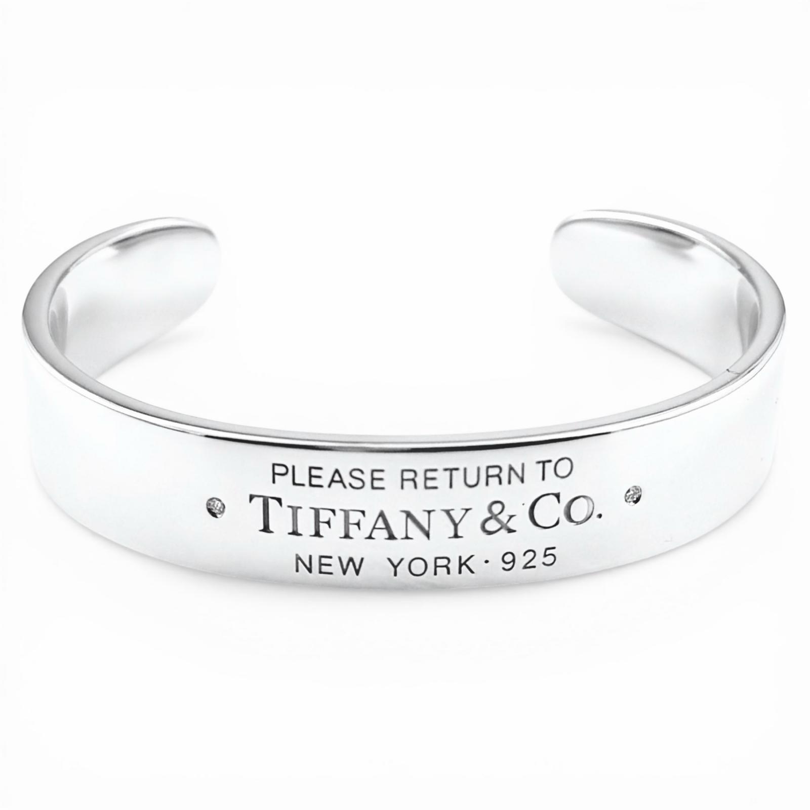 

Відмінний TIFFANY&Co. Браслет RTT Вузький Манжет Діамант Срібло AG925 Жіночий Вживаний