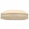 Cushion Set 4 pcs Beige 40 x 40 x 8 cm Oxford Fabric