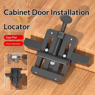 Mini ABS Floor Clamp Plastic for Hidden Cabinets Frame Install Carpenter Installer Support Arm Joint Multipurpose Door Mounting