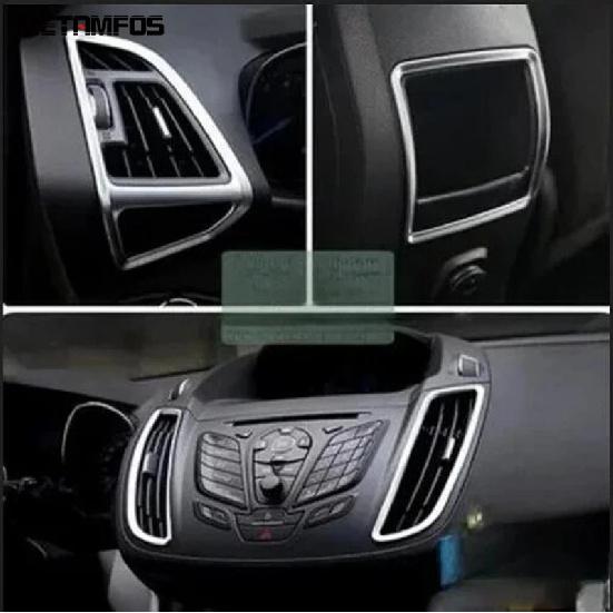 

For Ford Kuga Escape 2013 2014 2015 Matte Front Rear Air Condition AC Vent Outlet Cover Trim Interior Accessories Car Styling