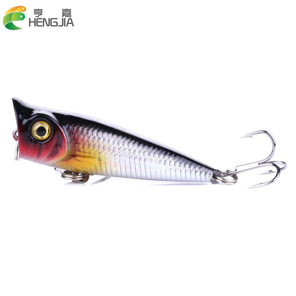 Buy Hengjia Fishing Lures 1pc 5cm/4.9g Topwater Popper Bait Quality