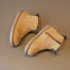 Stivali da bambina e da bambino in autunno e inverno, in pelle scamosciata, per bambini, scarpe casual, antiscivolo, per esterni, stivaletti in peluche per bambini