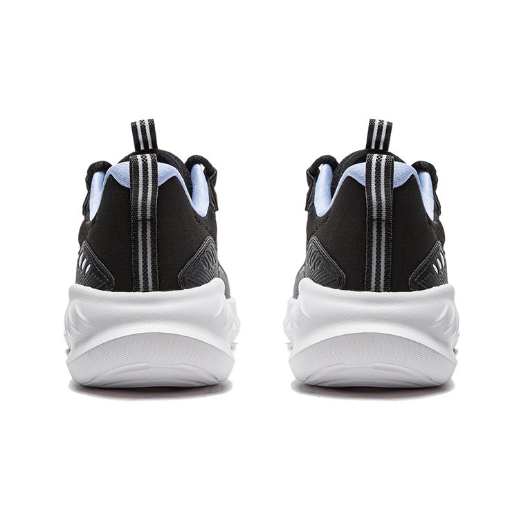 Li-Ning Easy Flex Soft Rebound Breathable Shock Absorption Non-Slip Low-Top Running Shoes Women sneakers Black ARST074-4
