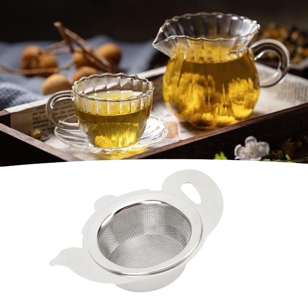 Fine Mesh Tea Strainer Insulated Base Tea Strainer Bowl Loose Leaf Tea Infuser  Brewing Filter Tea