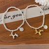 BFCLUB Silver Color Hiphop Thick Gold Horse for Women Men Vintage Handmade Hasp Bracelet Birthday Gift S-B451