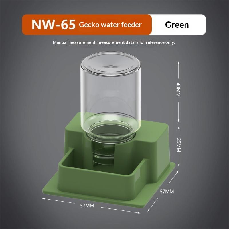 1Pcs Automatic Reptile Bowl Automatic Reptile Feeder Tortoise Water Dish Gecko Drink Dispenser For Lizard Chameleon Snake