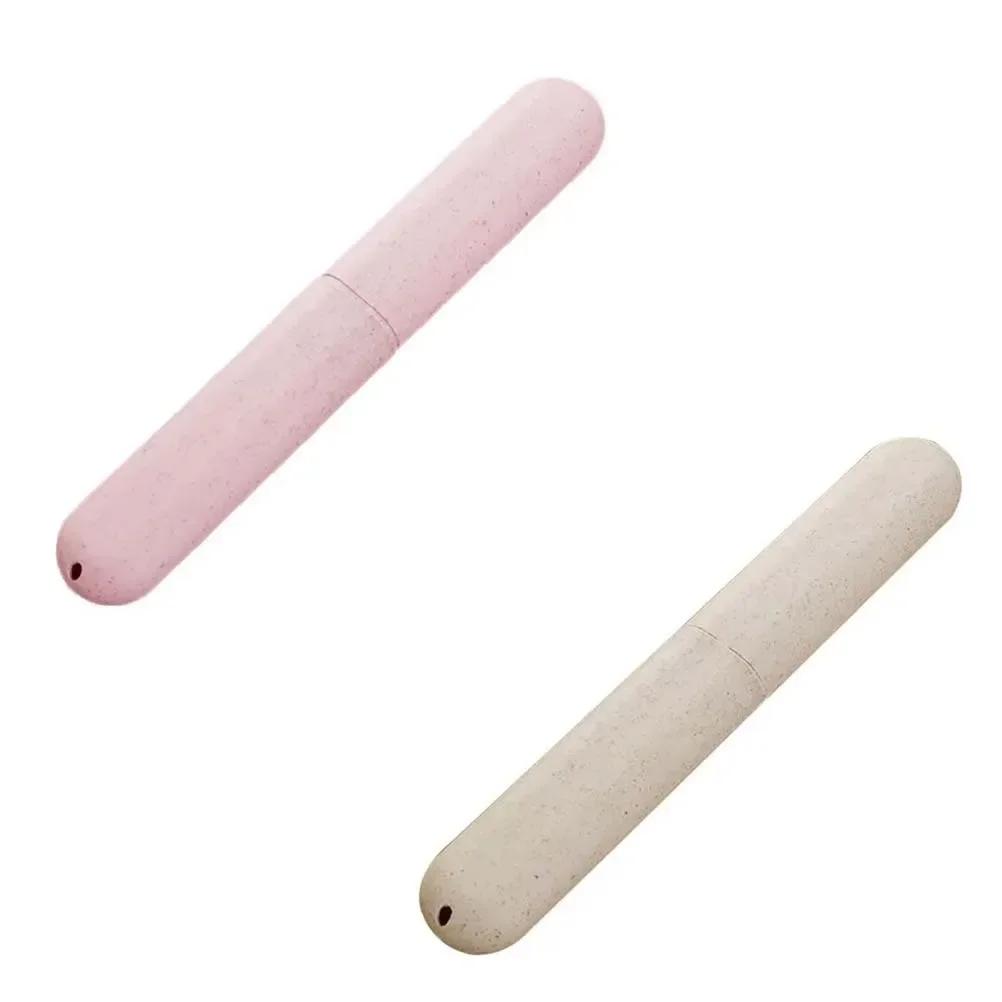 

Portable Bathroom Accessories Toothbrush Cases Tube Cover Travel Container Toothbush Holder Supplies Boxs Toothbrushes Brush