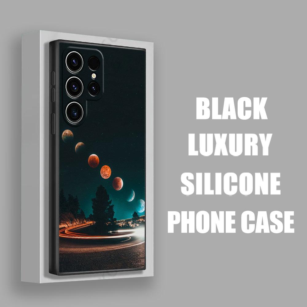 Himmel Weltraum Planet Mond Sterne Universum S26Ultra Hülle Für Samsung Galaxy S26 S25 S24 S23 S20 S21 FE S22 Ultra Plus Weiche Handyhülle