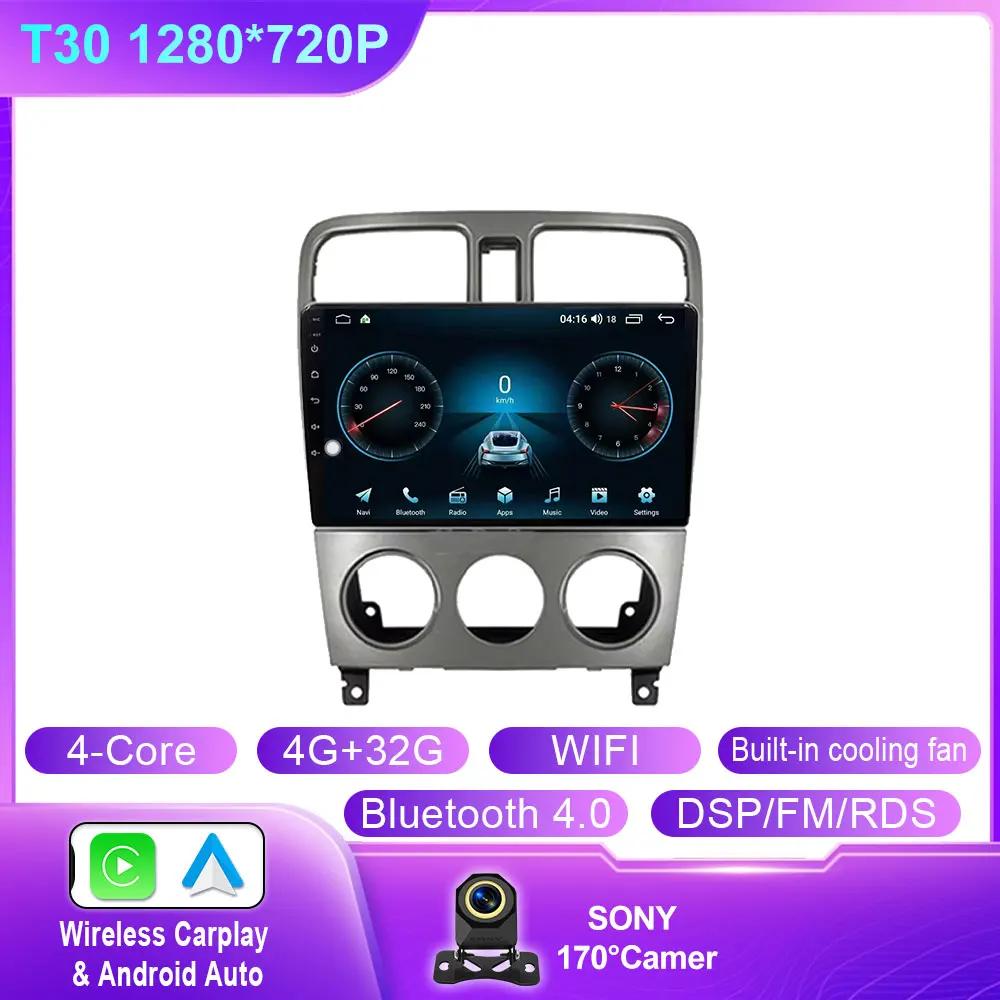 Android 14 For Subaru Forester SG 2002-2008 Car Radio Autoradio Multimedia Video Player Navigatie Carplay Screen BT No 2Din DVD