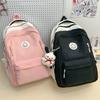 Schoolbag New Student School Bag Female Grade 3 To 6 Backpack Large Capacity High School Student Junior High School Student Ins School Backpack