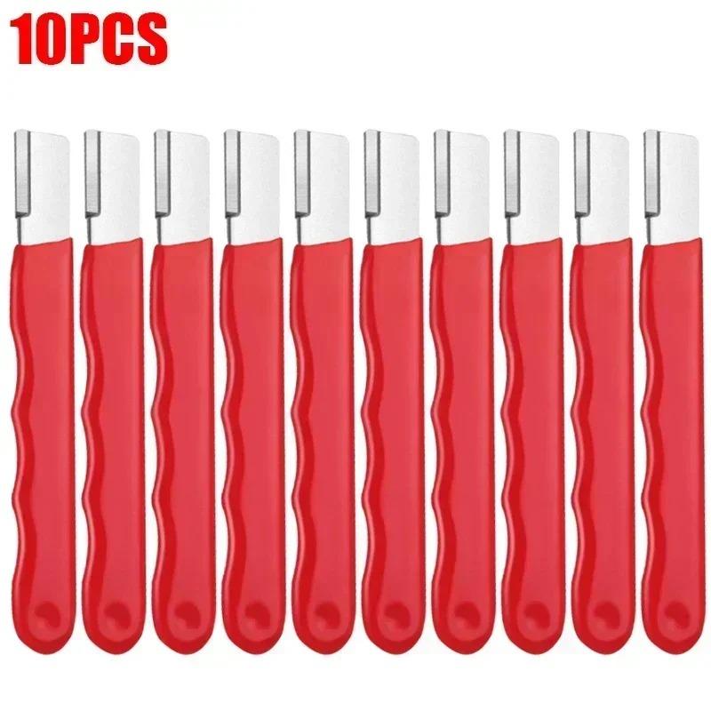 10PCS Professional Sharpeners Scissors Sharpener Diamond Ceramic Sharpening Stone for All Blades Including Garden Shears