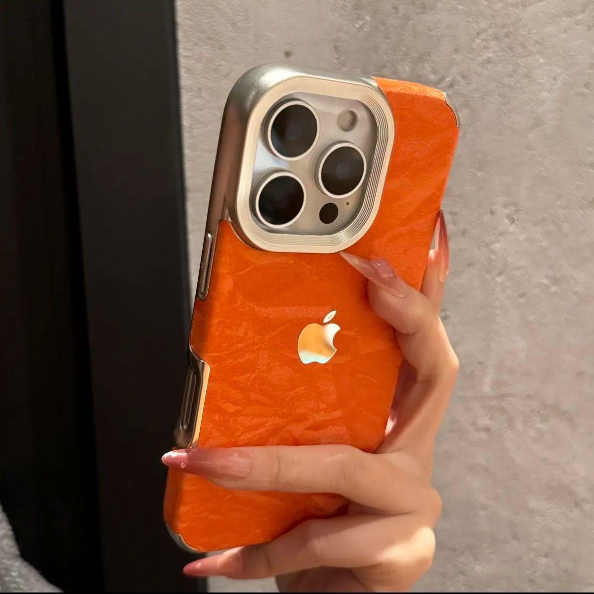 

Snow Mountain Fleece Apple 17ProMax Electroplated Phone Case iPhone 16 Drop Resistant 15 Simple 14 Advanced 13 Soft 12 Apple 11