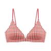 French Triangle Cup Bra for Large Busts - Minimizing, Thin, Breathable Straps, Ideal for Camisole Dresses.