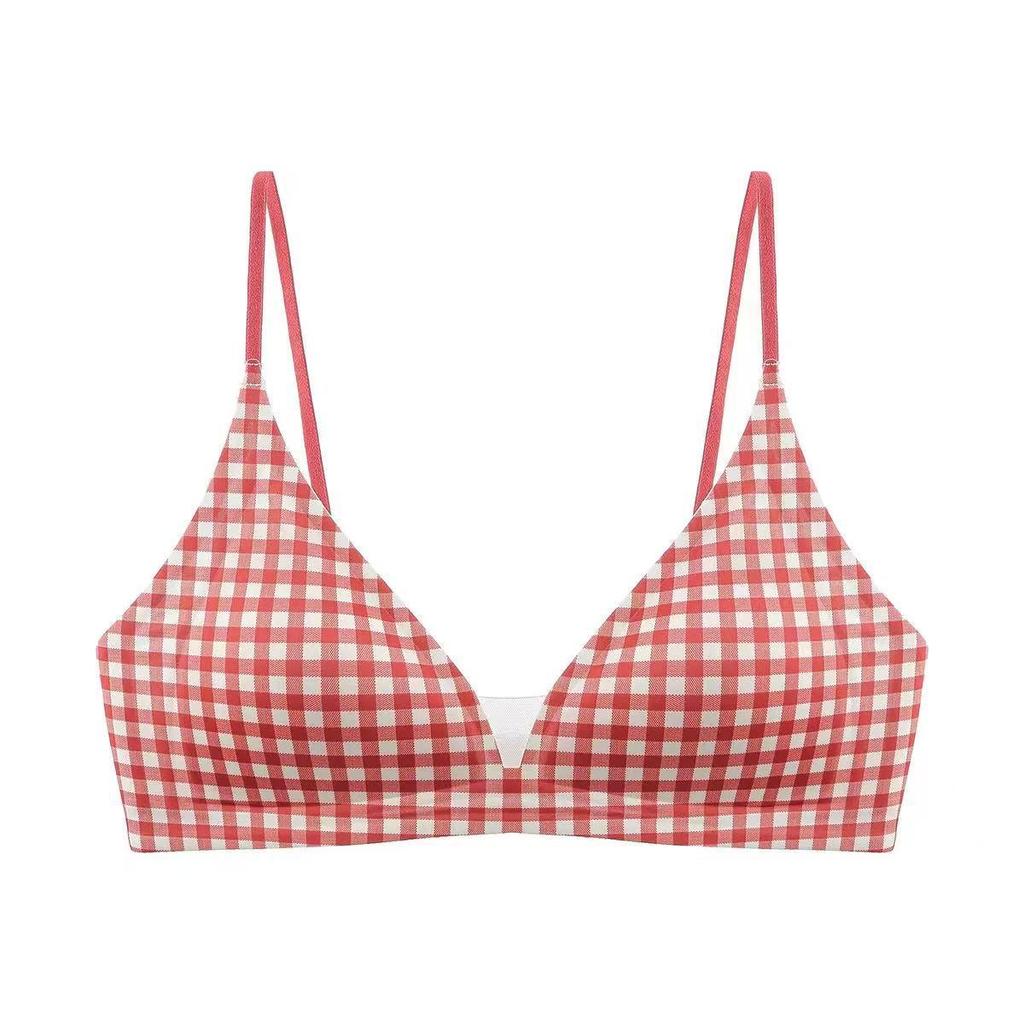 French Triangle Cup Bra for Large Busts - Minimizing, Thin, Breathable Straps, Ideal for Camisole Dresses.