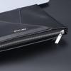 Men'S Soft Leather Wallet Long Purse Men Clutch Bag Large Capacity Zipper Wallets