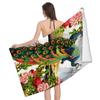 Peacock Beach Towel Wild Animal Bath Towel Sport Travel Camp Spa Gym Yoga Pool Towels Microfiber Shower Quick Dry Swimming Cover