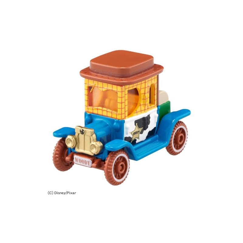 TAKARA TOMY Tomica Dream Tomica SP Disney Motors Hi-Hat Classic Woody Miniature Car Toy (Ages 3 and up)