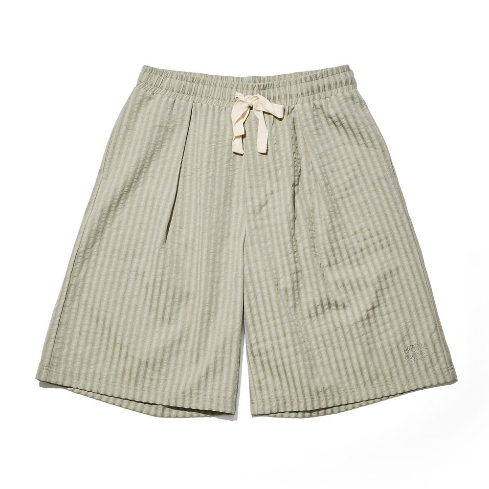 OGARP Stripe Bermuda Half Pants Khaki