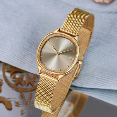 Malé zlaté hodinky Nový styl Ins Niche Design Dámské hodinky Lehké luxusní hodinky pro ženy