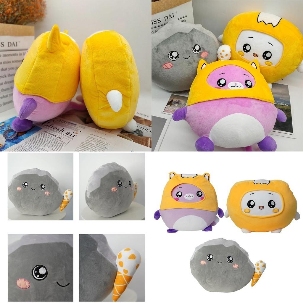 Lankybox Foxy Boxy Shark Rocky Sticky Plush Toys Maximum Softness And Comfort