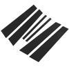 6PCS Door Window B C Pillar Cover Trim Glossy Black Mirror Decal Replacement for 3 Series F30 2013‑2019