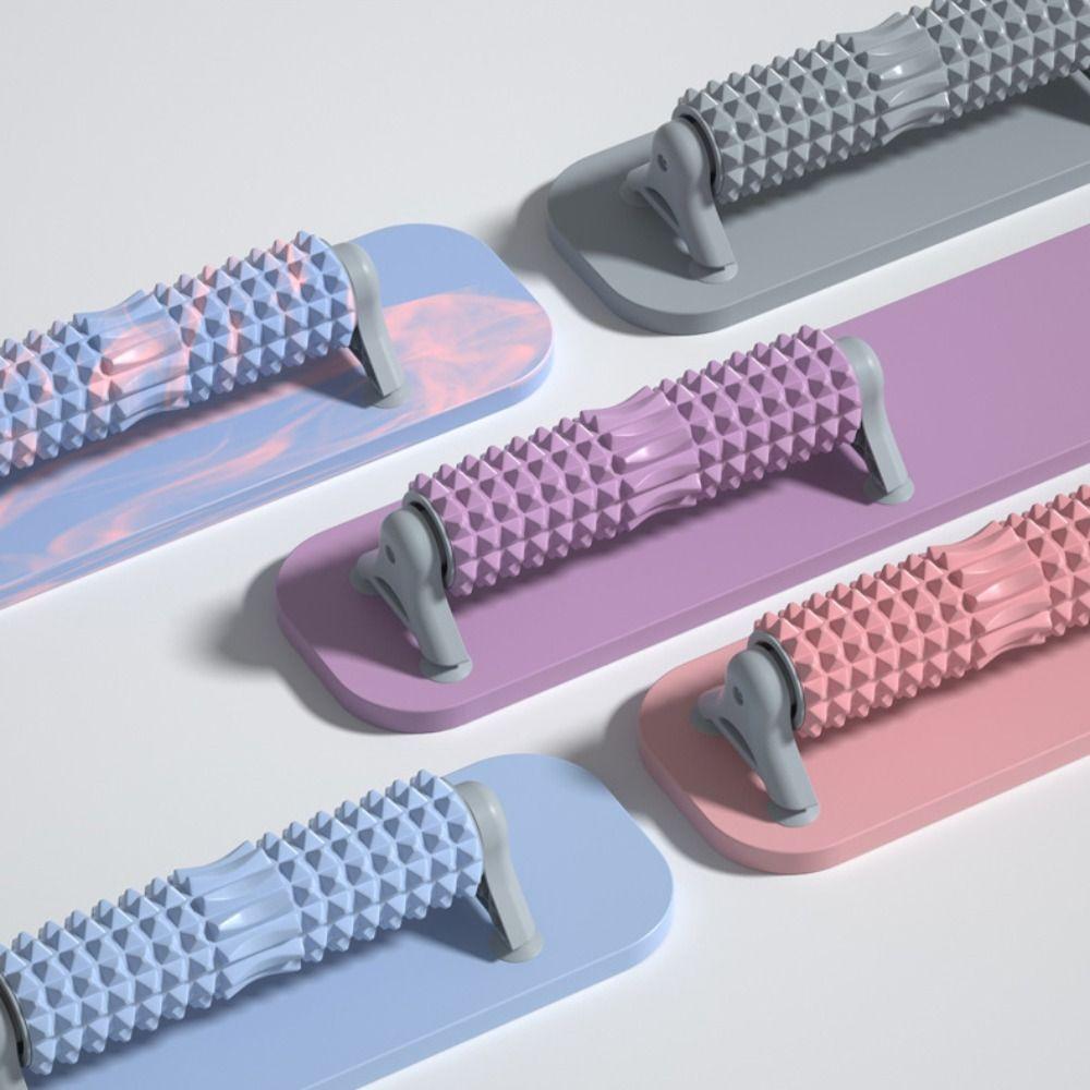 Non-Slip Suction Cup Foam Roller Stable Deep Back Stretching Roller Yoga Practice