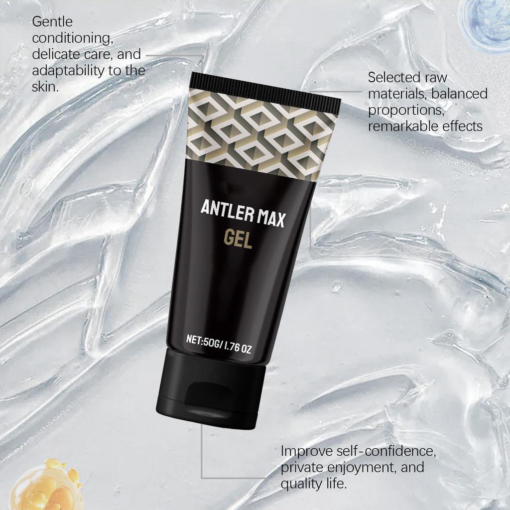 Men's Massage Herbal Care Gel Golden Titan Massage Gel,ANTLER MAX GEL Stimulate The Vitality Of Private Parts And Enhance Men's Charm.1pc,50g