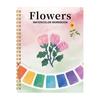 Watercolor Workbook for Beginners Step-by-Step Painting Guide Animal Flower Illustrations Paper Coloring Book for Learning Techniques