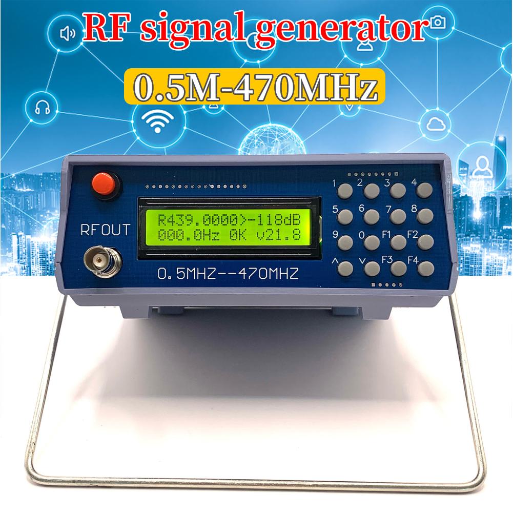 0.5MHz-470MHz RF Signal Generator with CTCSS Function Frequency Signal Source Signal Generator for FM Radio Walkie-Talkie Debug