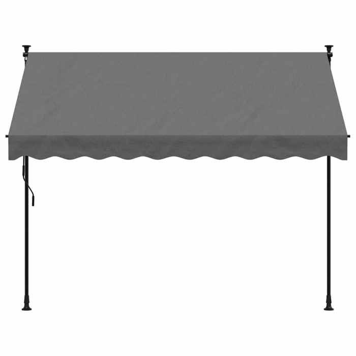 VidaXL Auvent Rétractable, Store avec Hauteur Réglable, Marquise Soleil de Balcon, Banne de Jardin Terrasse Patio, 368739