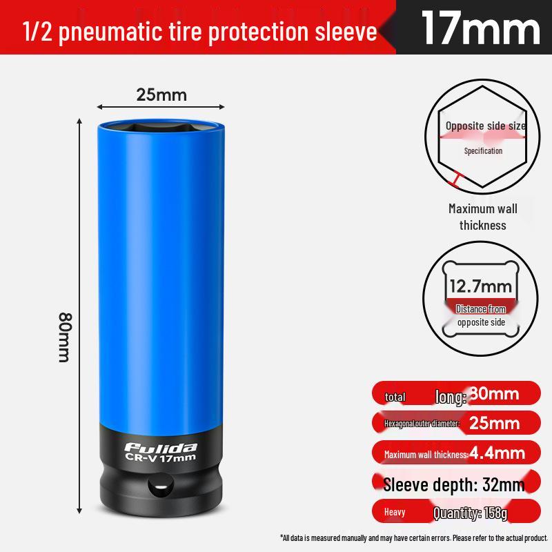 

17 мм, 19 мм, 21 мм, 22 мм Удлиненная шестигранная головка для пневматических и электрических гайковертов