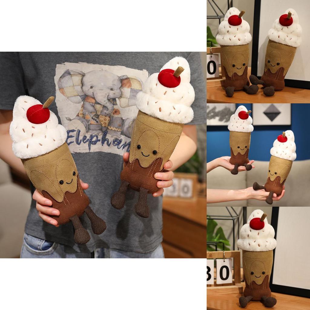 Cute Milk Tea Cup Plush Toy With Pp Cotton Filling For Kids And Collectors