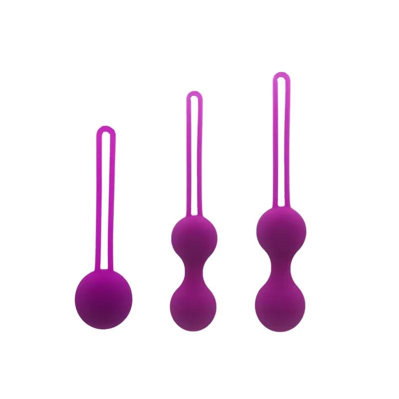 Safe Silicone Vibrating Kegel Balls Ben Wa Balls Pelvic Floor Exercise Intimate Toys for Women