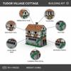 Modular MOC Medieval Village Building Blocks Set - Castle & House Brick Toy - Collectible Model Kit for Adults & Kids