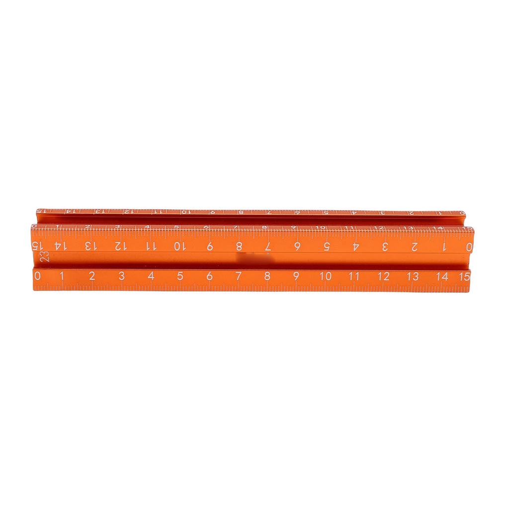 Magnet 4 Sided Scale Scribing Ruler Multi Purpose Leveling Ruler for Woodworking Carpentry Furniture Making Construction