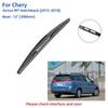 3 Stück für Chery Arrizo M7 Fließheck 2015–2018, 22 Zoll + 18 Zoll + 12 Zoll, vorne und hinten, Wischerblätter, Windschutzscheibe, Windschutzscheibe, Fensterschneider, Zubehör, 2015 2016 2017 2018