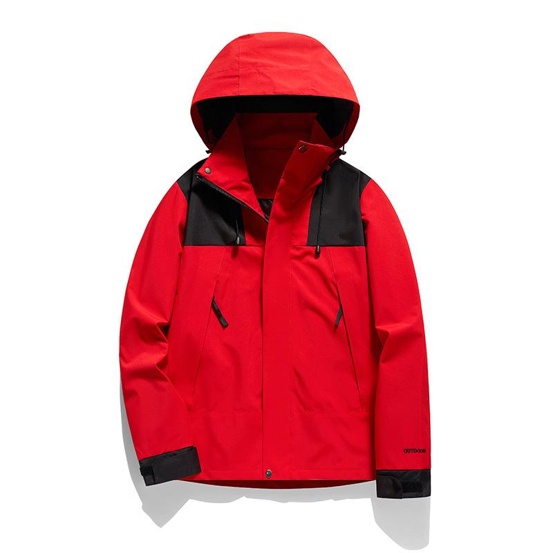 Spring and Autumn New Men's Outdoor Jacket Fashionable Thin Outdoor Sports Windbreaker Jacket