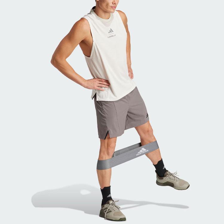 New Adidas Tank Tops Men's Pink White IX7978
