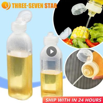 Küchen Squeeze Ölflasche 300ml/500ml Ölspray Dosierflasche Würzmittel Kochen Backen Ketchup Senf Essig Olivenöl BBQ