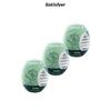 Masturbateurs - Satisfyer - Egg Riffle - Pack De 3 - TPE Hydro-Actif - Sensation Réaliste