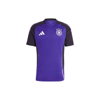 Fitted Round Neck Short Sleeve Soccer Jersey Men Tops Purple IP8245