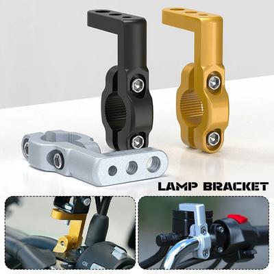 17-22mm Motorcycle Auxiliary Lights Bracket Moto Spotlights Holder Motorcycle Headlight Support Fork Bracket Clamp Fixation