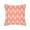 Furniture Life Peach Skin Velvet Pillow Cover Nordic Style Geometric Pattern Office Sofa Cushion Cover