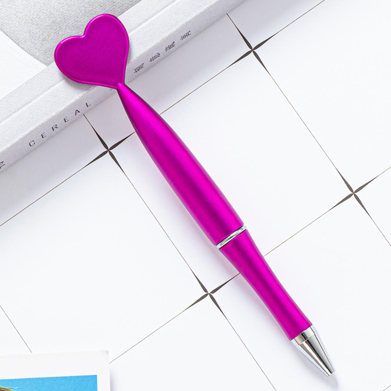 

30 шт. ручек в форме сердца ко Дню святого Валентина, черные гелевые ручки-роллеры для офиса, школьных принадлежностей, подарок, детские шариковые ручки Rose чёрный