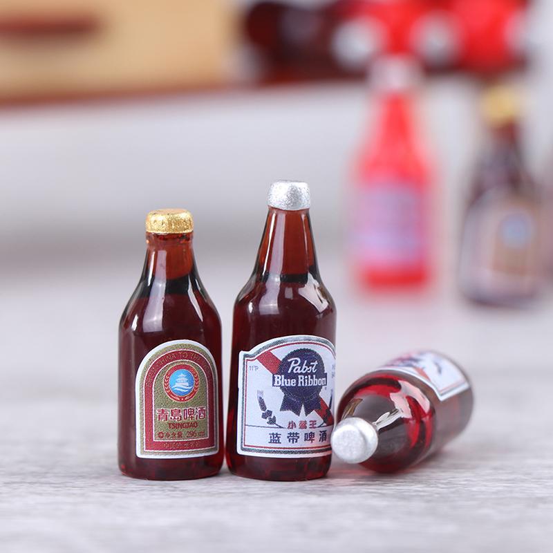 Miniature Food And Play Shooting Props Simulation Mini Beer Bottle