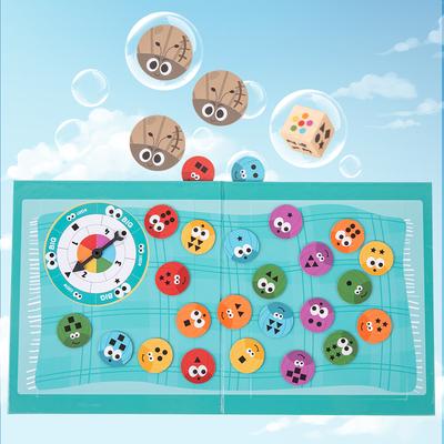 Kinder Brettspiele Spielzeug zur Bildung Insektenmeister Farbzuordnung Eltern-Kind Achtsamkeit Form Zahlenübung Interaktives Spielzeug
