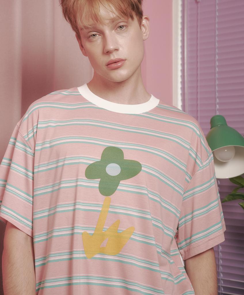 MISTER CHILD Floral T-Shirt Pink