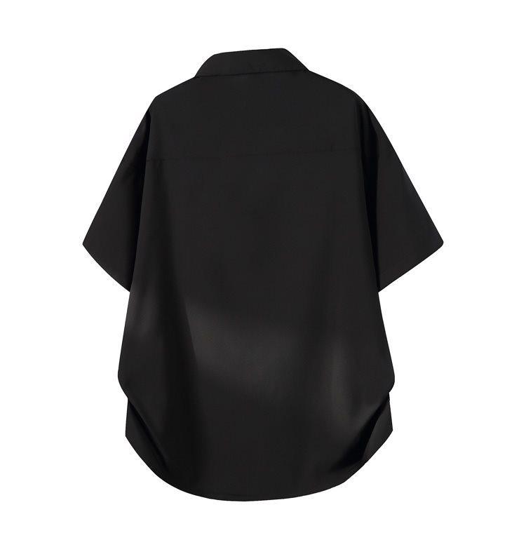 Men's Summer Ice Silk Short Sleeve Casual Shirt - Thin, Loose Half Sleeve Jacket (Style DC2179)