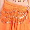 Thaïlande/Inde/Danseuse Arabe Jupe à Sequins et Franges Femmes Sexy Danse du Ventre Foulard de Hanche Ceinture Enroulable Jupe de Danseuse Costumes de Spectacle Féminins